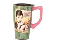 Tasse de Voyage Audrey Hepburn en céramique 18oz